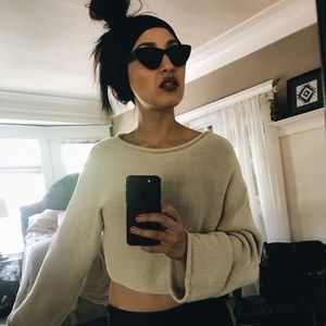 Crop top sweater